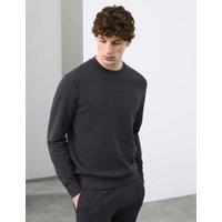 Autograph Cotton Rich Crew Neck Sweatshirt Granite