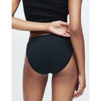 M&S 10pk Cotton Lycra High Leg Knickers Black