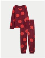 Pure Cotton Basketball Pyjamas (3-16 Yrs)