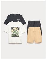 2pk Pure Cotton Pyjamas (6-16 Yrs)