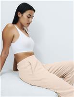 Ribbed Cuffed Hem Pyjama Bottoms