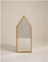 Small Mercury Glass House Decoration