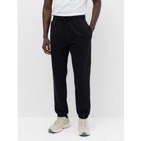 M&S Elasticated Waist Cotton Rich Joggers Black