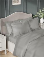 2 Pack Egyptian Cotton Sateen 400 Thread Count Oxford Pillowcases