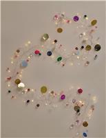 Light Up Confetti Beaded Garland