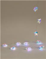 20 Iridescent Star Battery String Lights