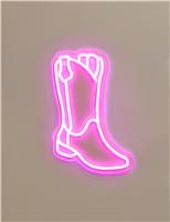 Cowboy Boot Mains Neon Light