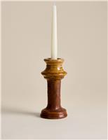 Ceramic Reactive Glaze Tall Candle Holder