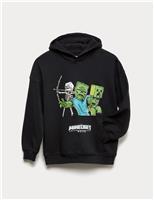 Cotton Rich Minecraft Halloween Hoodie (6-16 Yrs)