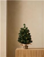 1.5ft Pre-Lit Spruce Christmas Tree