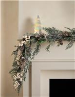 10ft Snowy Berry Garland