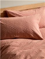 Pure Cotton Geometric Matelass Bedding Set