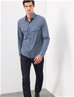 Easy Iron Cotton Rich Check Shirt
