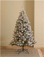6ft Pre-Lit Snowy Christmas Tree