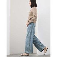 High Waisted Wide Leg Jeans
