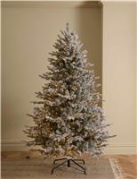 7ft Pre-lit Snowy Grand Fir Christmas Tree