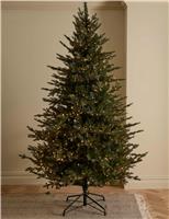 8ft Pre-lit Grand Fir Christmas Tree
