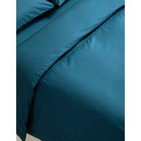 M&S Egyptian Cotton 230 Thread Count Crisp Duvet Cover Teal