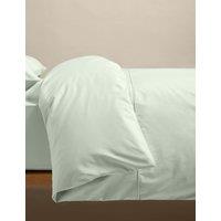 M&S Egyptian Cotton 230 Thread Count Crisp Duvet Cover Sage