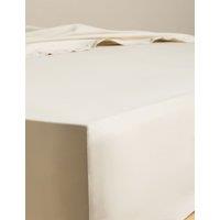 M&S Egyptian Cotton 230 Thread Count Crisp Deeper Fitted Sheet Champagne