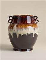 Large Reactive Glaze Ceramic Vase
