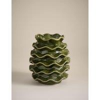Medium Frill Ceramic Vase