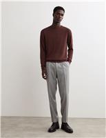 Extra Fine Merino Wool Crew Neck Jumper with Silk