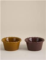 Set of 2 Individual Pie Dishes