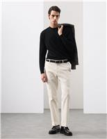 Autograph Pure Extra Fine Merino Wool Crew Neck Jumper Smokey Blue