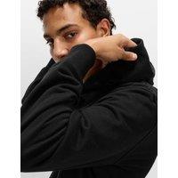 M&S Cotton Rich Hoodie Black