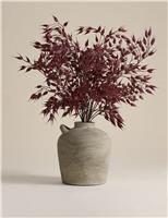 Artificial Ruscus Arrangement in Resin Pot