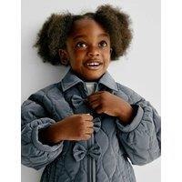 Quilted Bow Jacket (2-8 Yrs)