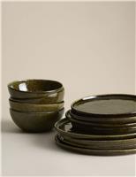 12 Piece Straight Side Reactive Dinner Set