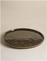 Straight Side Reactive Glaze Dinner Plate