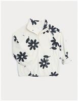 Floral Print Fleece Top (2-8 Yrs)