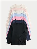 7 Pack Pure Cotton Tops (2-8 Yrs)