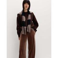 M&S High Waisted Wide Leg Joggers Toffee