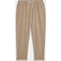M&S Relaxed Cotton Rich Skater Chinos (2-16 Yrs) Mink