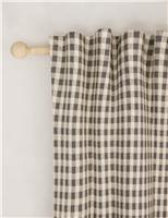 Chenille Gingham Multiway Blackout Curtains