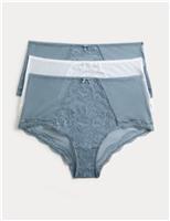 3pk Jasmine Lace High Rise Shorts