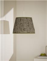 Fabric Floral Pleated Shade