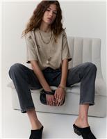 Pure Cotton Embellished T-Shirt