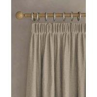 M&S Isabelle Pencil Pleat Blackout Curtains Champagne
