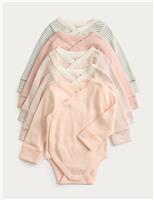 5pk Pure Cotton Striped Bodysuits (0 Mths-3 Yrs)