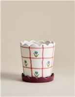 Floral Ceramic Planter