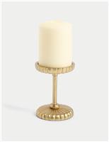 Textured Pillar Candle Holder