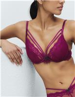 Magda Embroidery Wired Plunge Bra (A-E)