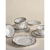 12 Piece Ruffle Dinner Set