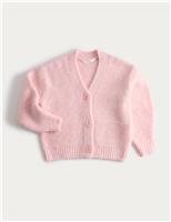 Chunky Knit V-Neck Textured Cardigan (2-10 Yrs)