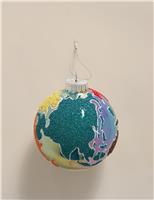 Glass Hanging Globe Decoration